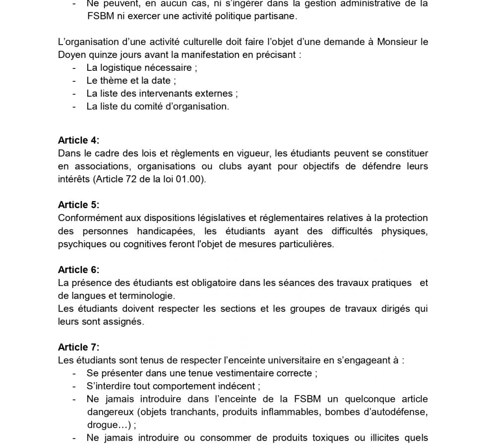 CHARTE DES DROITS ET RESPONSABILITÉS etudiants fsbm Final licence_page-0002