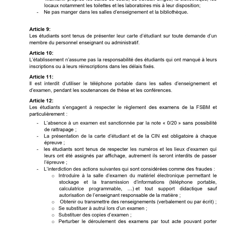 CHARTE DES DROITS ET RESPONSABILITÉS etudiants fsbm Final master_page-0003